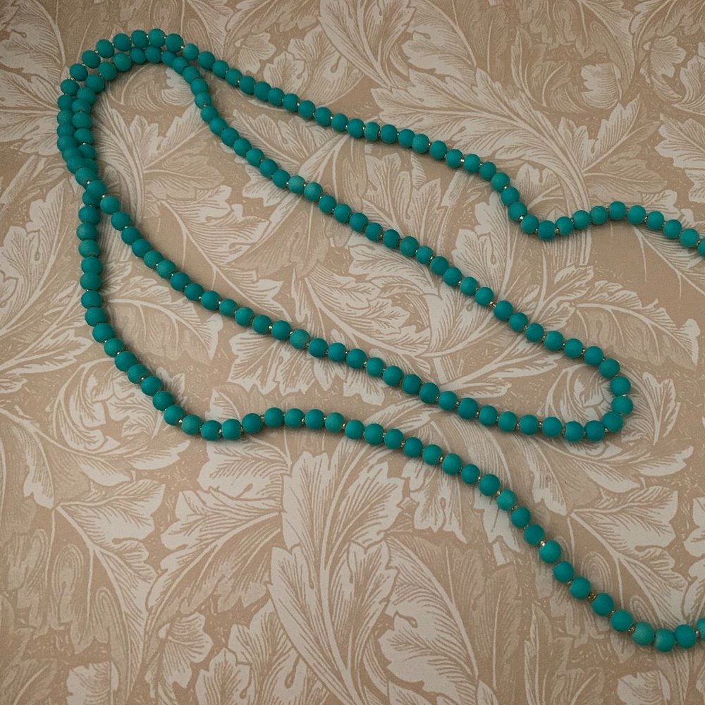 Turquoise Beaded Wrap - Picture 2 of 3